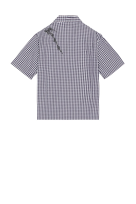 view 2 of 5 Gingham Illustration Shirt in Navy