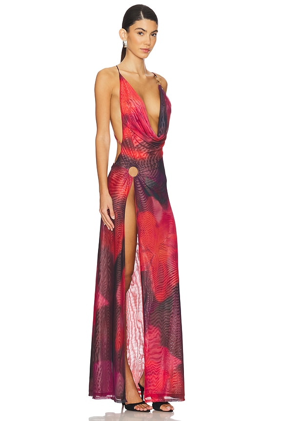 view 2 of 3 VIXEN 맥시원피스 in Blur Floral Print