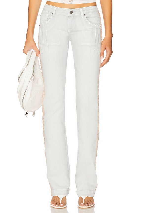 view 2 of 7 Hook & Eye Jean in Light Blue