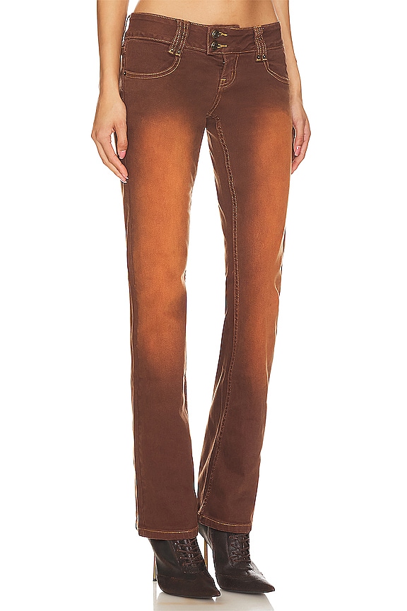 view 2 of 4 Slim Bootcut Stretch Jeans in Multi