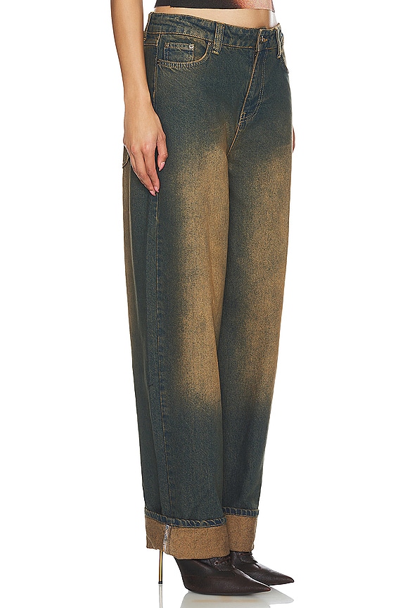 view 2 of 4 Sonic Cuffed Baggy in Medium Denim