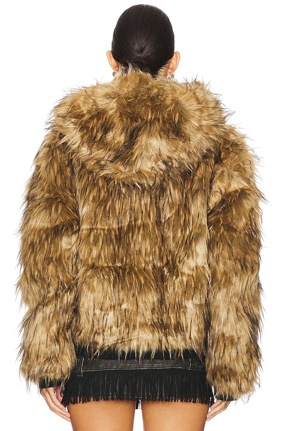 ジャケット・アウター jaded london Fur Blonde Mendoza Jacket Jaded London Mendoza Faux Fur Jacket in Blonde | REVOLVE