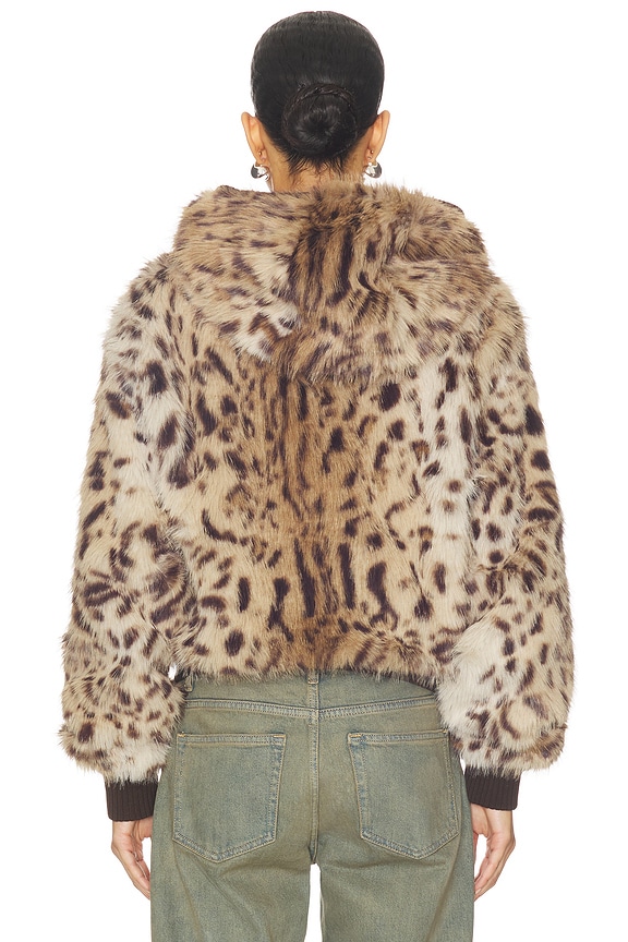 Jaded Londonレオパードファージャケット Jaded London BEAR ジャケット - Leopard | REVOLVE