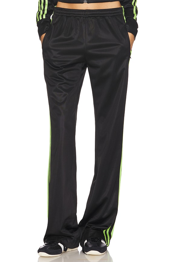 view 2 of 7 Bootcut Sporty Neon Joggers in Black