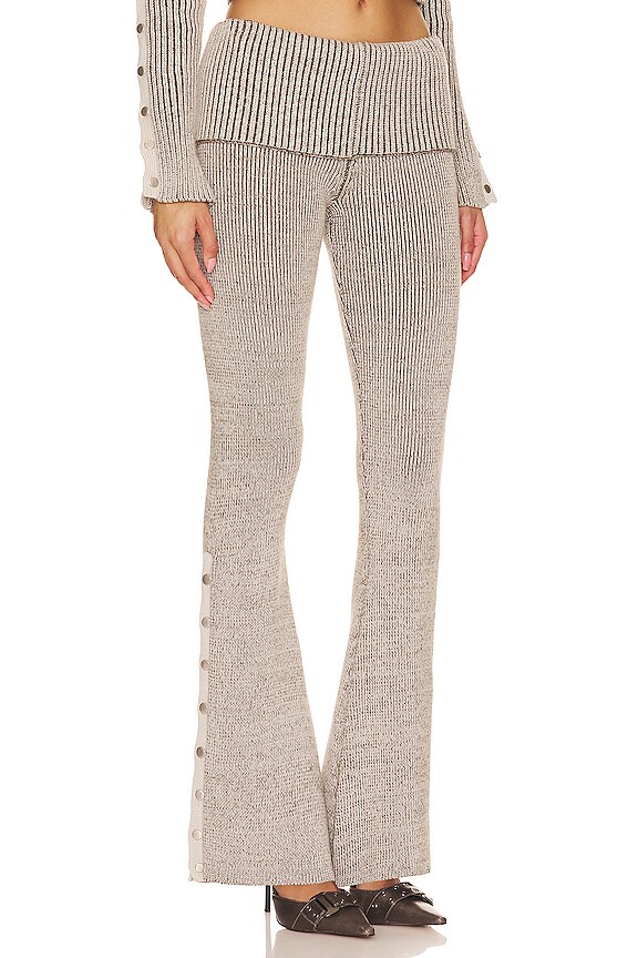 view 2 of 5 PANTALON PLATED POPPER in Grey