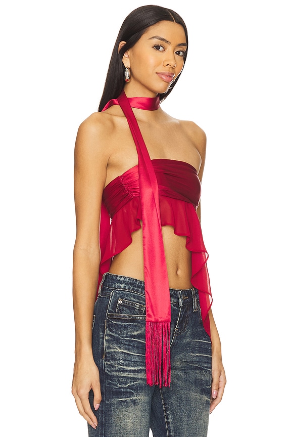 view 2 of 5 Regina Corset in Red