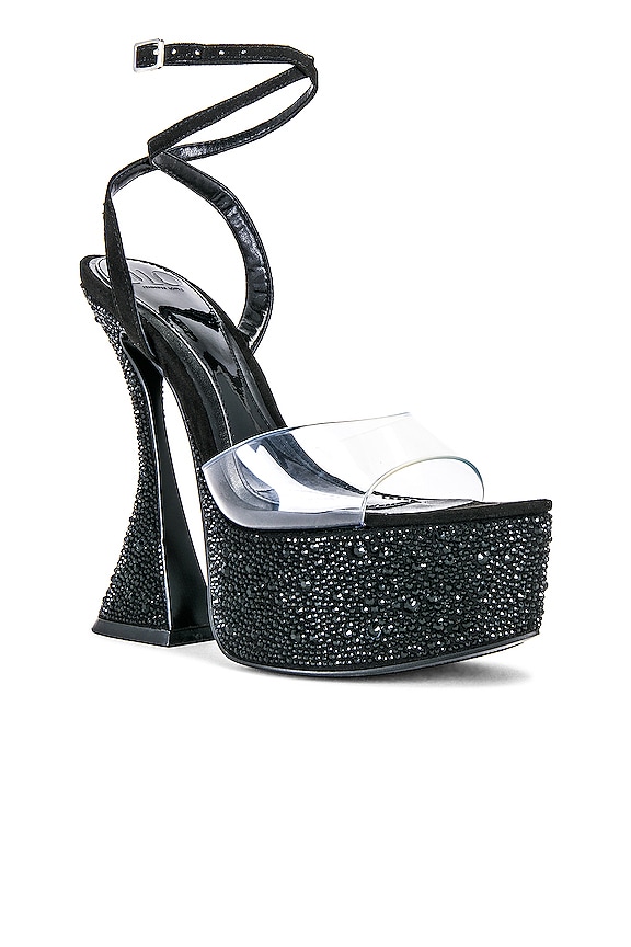 view 2 of 5 TACÓN DE PLATAFORMA BEVERLY in Black