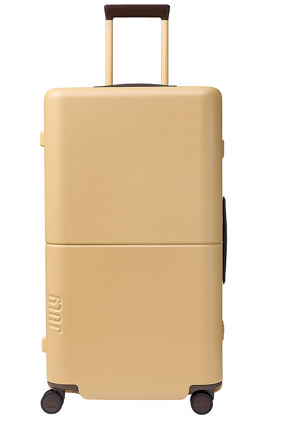 view 1 of 6 Eden XL Checked Luggage in Honey Sand