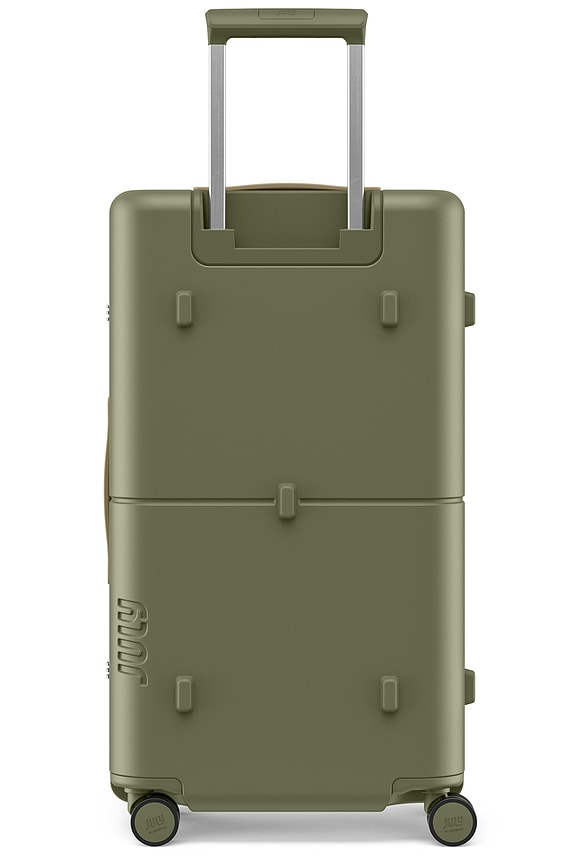 view 2 of 4 Checked Trunk in Moss