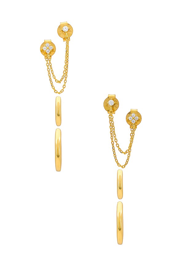 view 2 of 3 Aura Piercing Party Set II in Gold