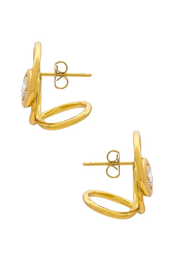 view 2 of 2 Grace Earrings in Gold