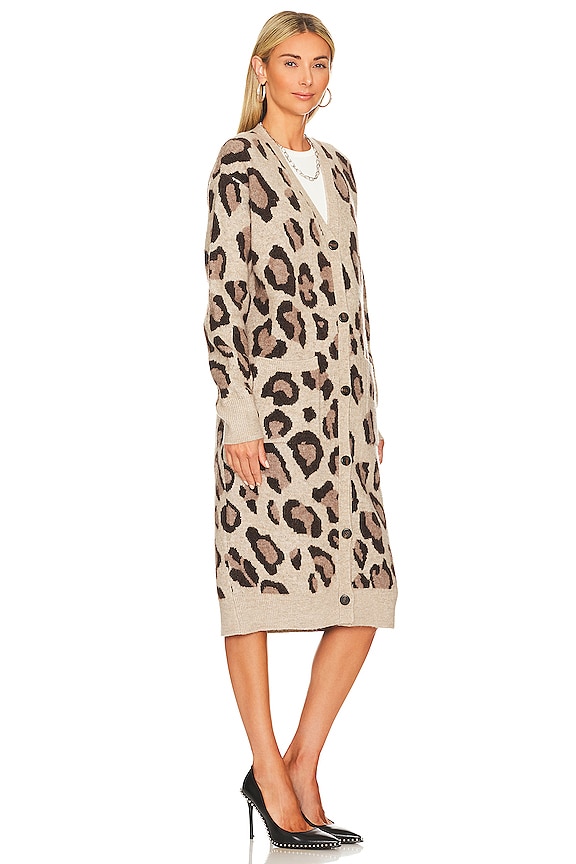 view 2 of 4 ПАЛЬТО NOLAN in Oatmeal Leopard