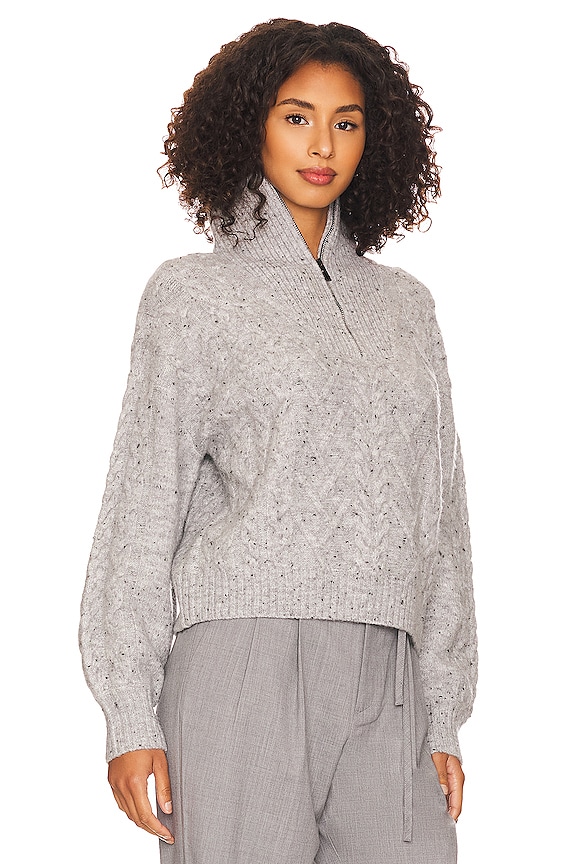 view 2 of 4 Sloane Half Zip Sweater in Snow Storm