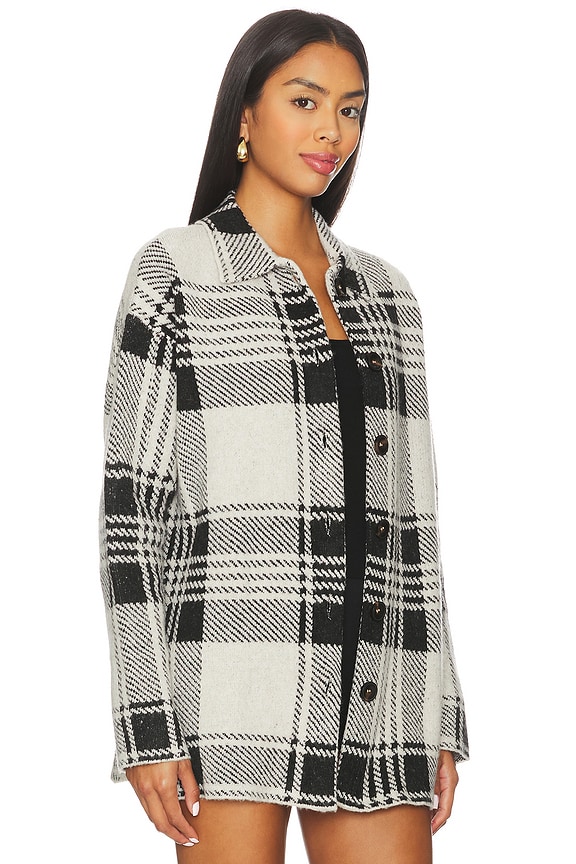 view 2 of 4 Woodley Cardigan in Timber Check