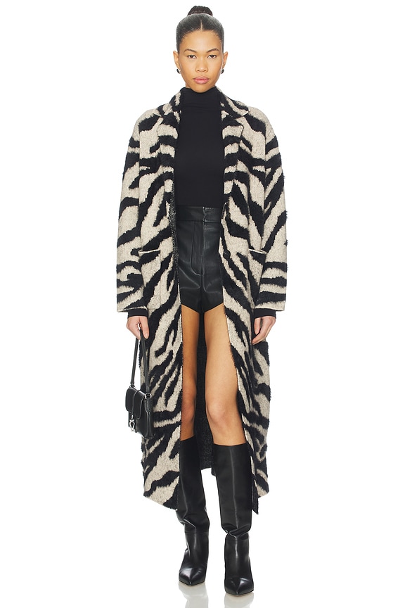 view 2 of 4 Rashad Duster in Shadow Zebra