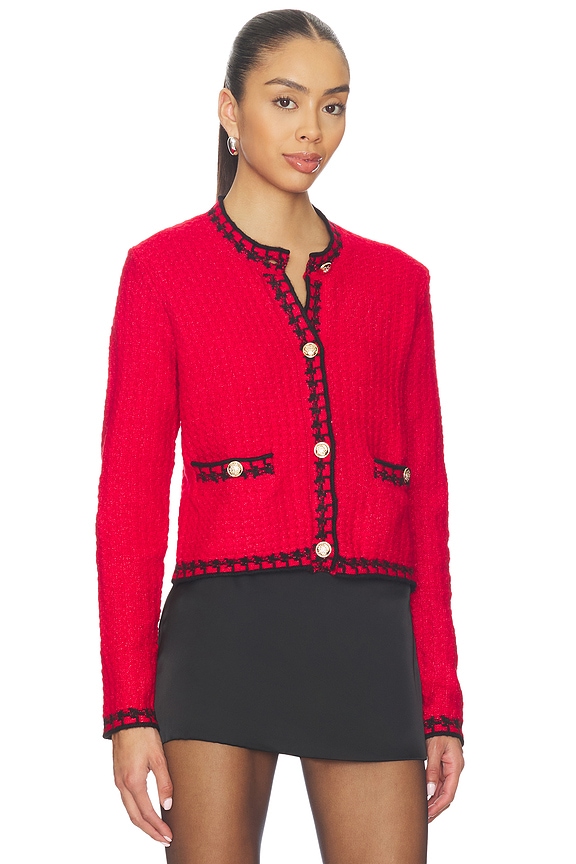 view 2 of 4 Benedict Cardigan in Preppy Crimson