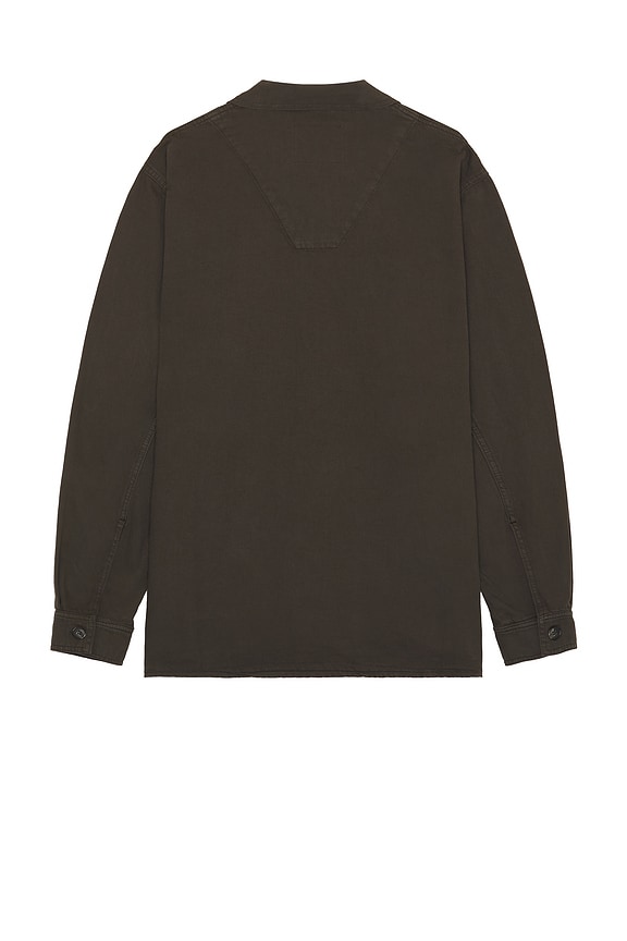 view 2 of 3 Lala Long Sleeve Polo in Warm Grey
