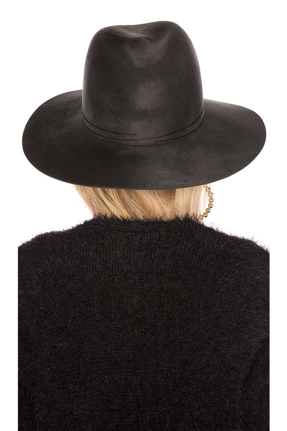 view 2 of 3 Blake Fedora in Dark Grey