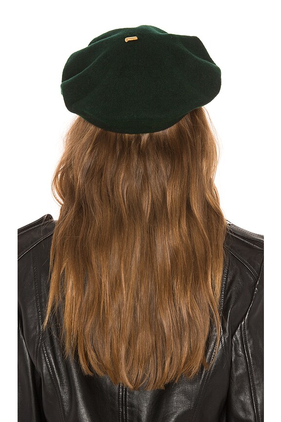 view 2 of 3 Renee Beret in Deep Green