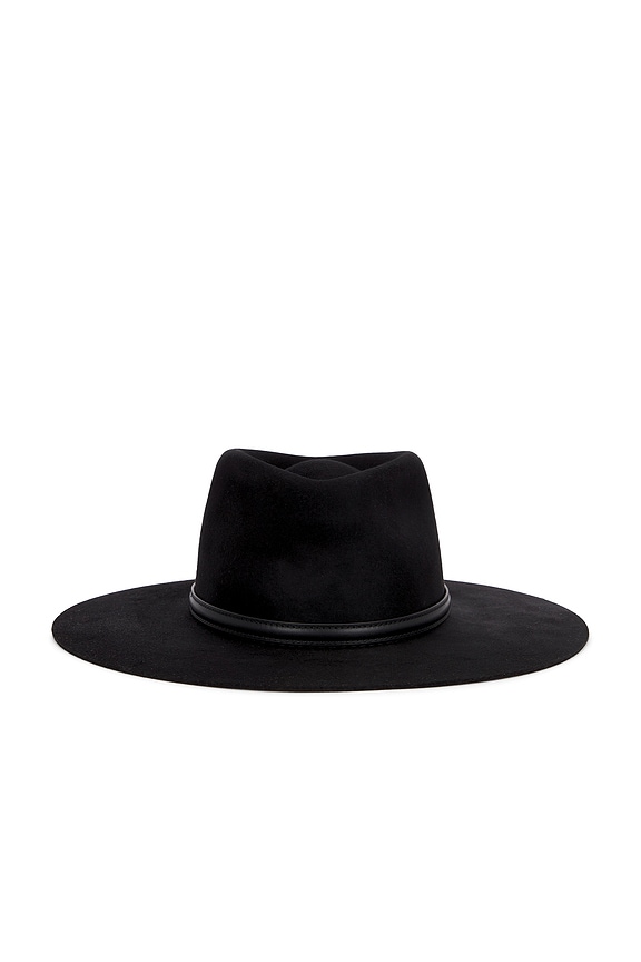 view 2 of 3 Beck Fedora Hat in Black