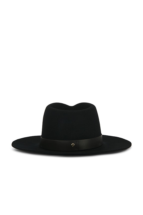 view 2 of 3 Ross Fedora Hat in Black
