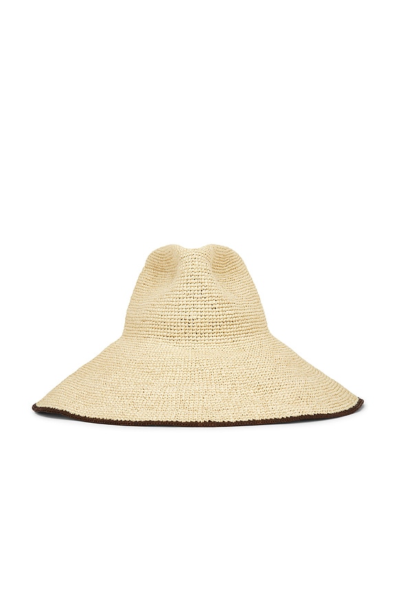 view 2 of 4 Waverly Hat in Bleach & Walnut