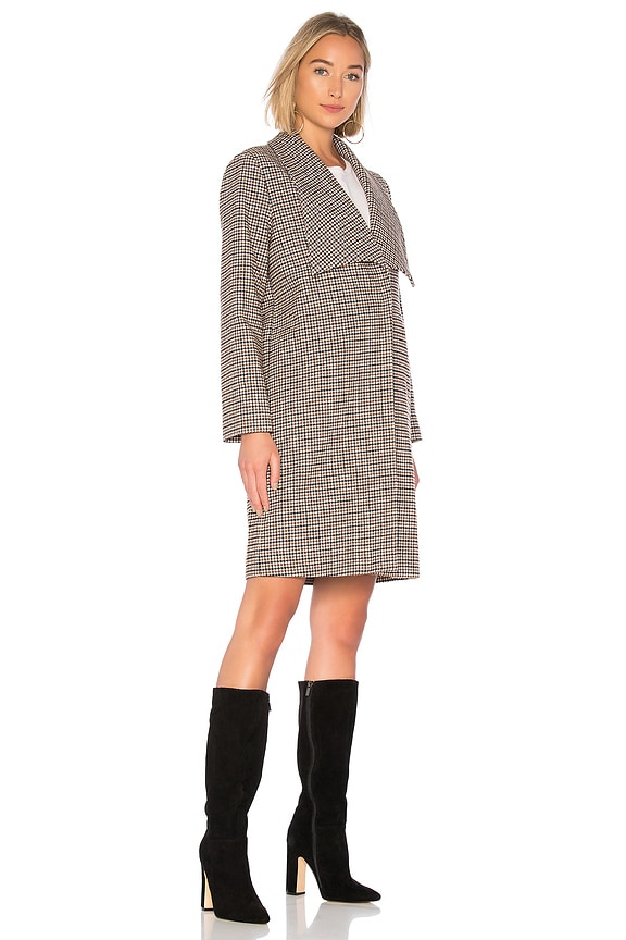 view 2 of 3 ABRIGO in Camel Plaid