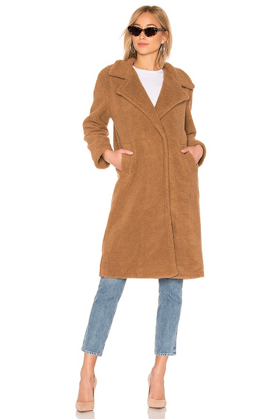 view 2 of 4 Teddy Coat in Latte