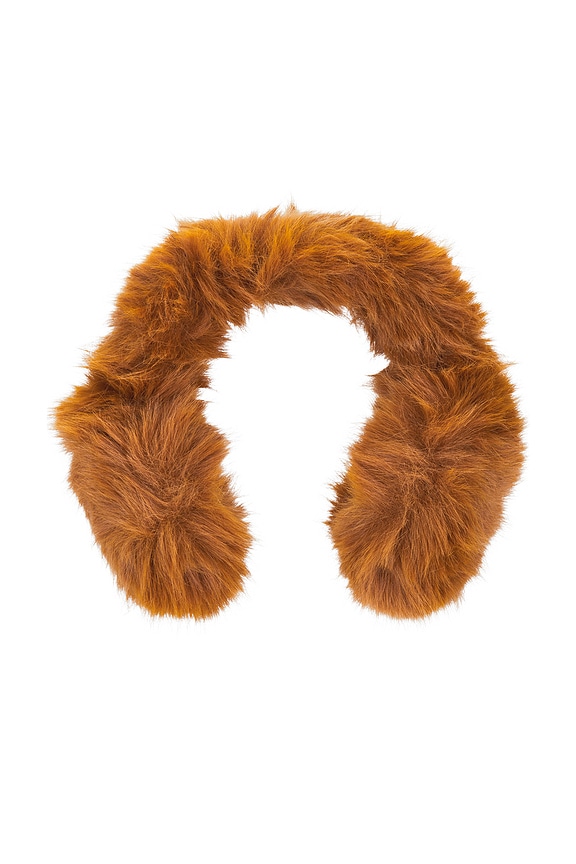 view 2 of 3 FAUX FUR 귀마개 in Chestnut