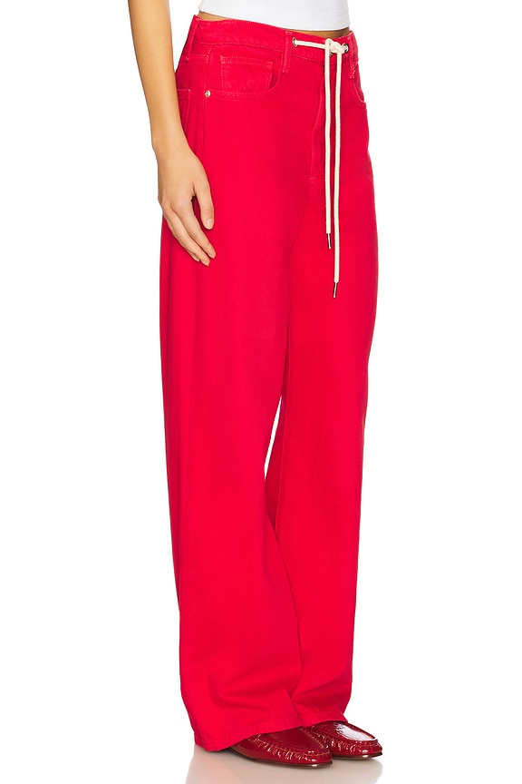 view 2 of 6 Ryan Draw Cord in Cherry Red