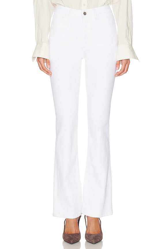 view 1 of 6 The Hi Honey Bootcut 32 Jeans in White