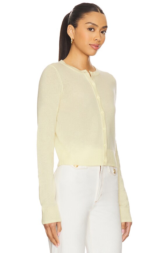 view 2 of 4 Dani Cashmere Cardigan in Anise Flower