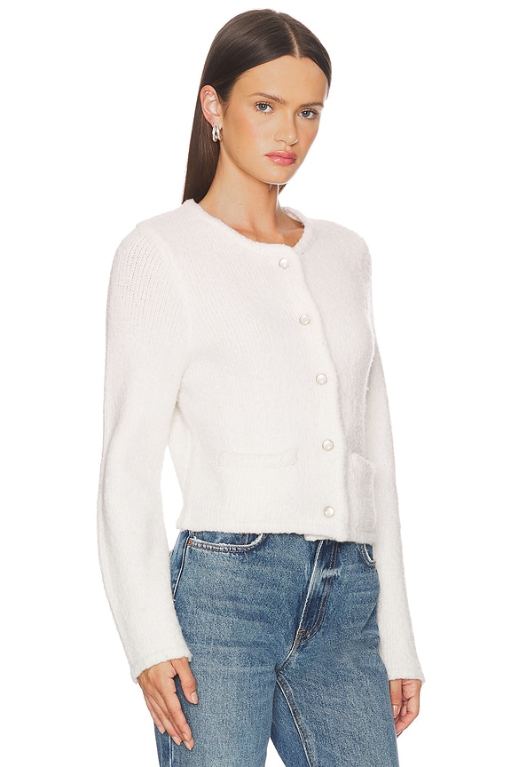 view 2 of 4 Talia Cardigan Jacket in Ecru