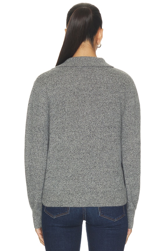 The Long Sleeve Cashmere Polo Sweater