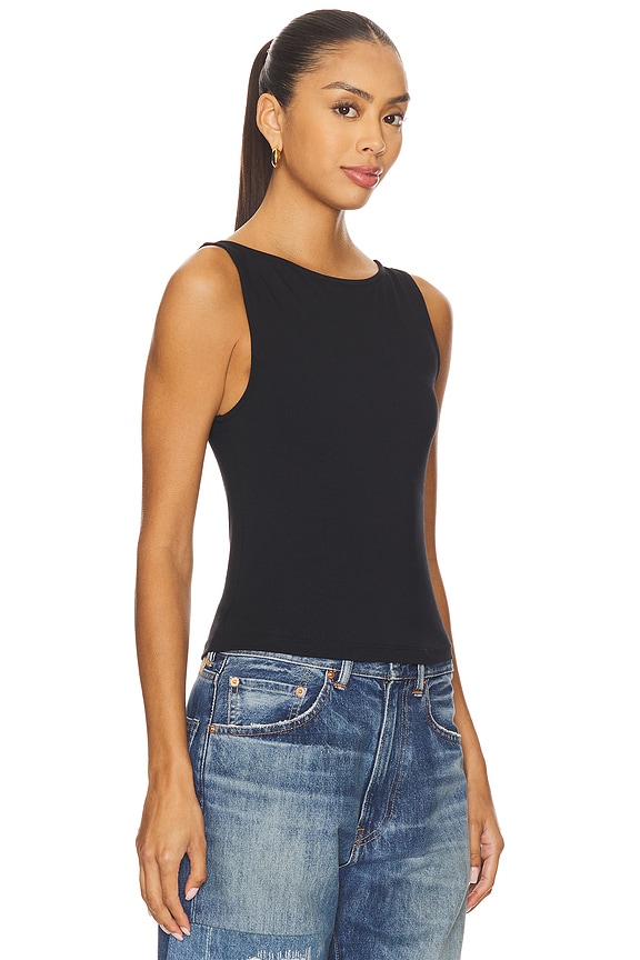 view 2 of 4 The Boatneck Tank in Black