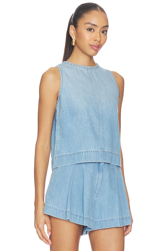 view 2 of 4 The Denim Shell Top in Copious