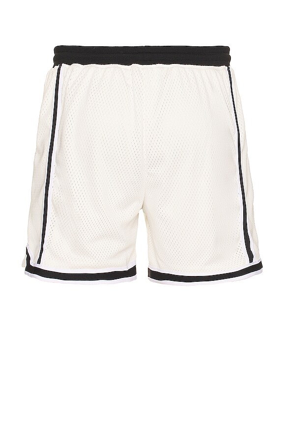 view 2 of 4 УКОРОЧЕННЫЕ ШОРТЫ ИЗ СЕТКИ В СТИЛЕ ОБРУЧЕЙ in Ivory