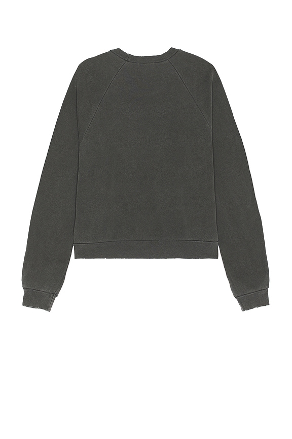 view 2 of 3 Folsom Cropped Raglan Crew in Vintage Black