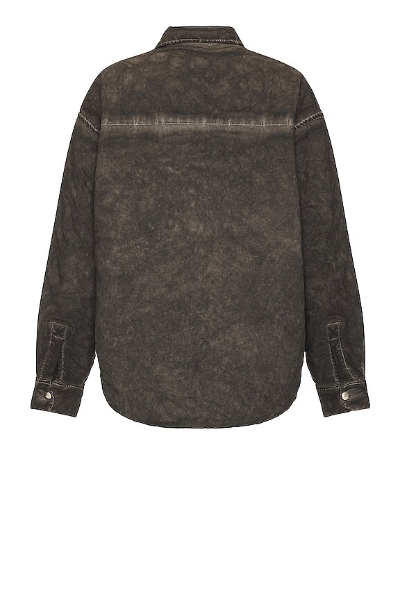 view 2 of 3 Cold Dye Scout Overshirt in Charcoal