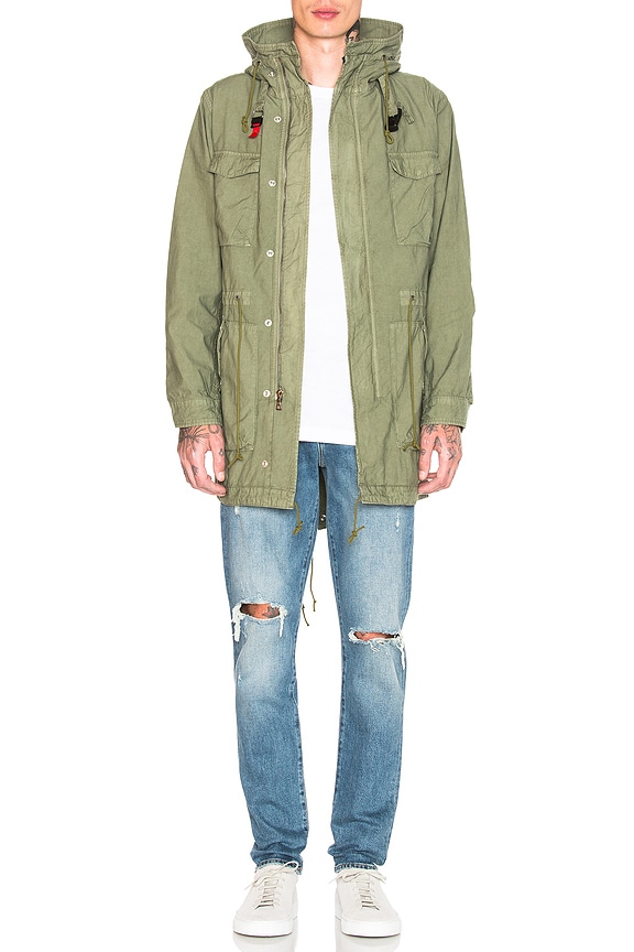 view 1 of 4 Military Coat in Olive