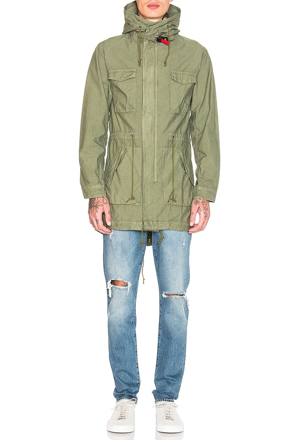 view 2 of 4 Military Coat in Olive