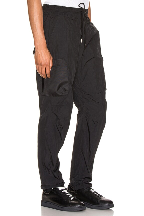 view 2 of 4 Nylon Cargo Pants in Black