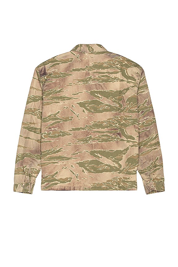 view 2 of 3 Military Shirt in Washed Tiger Camo