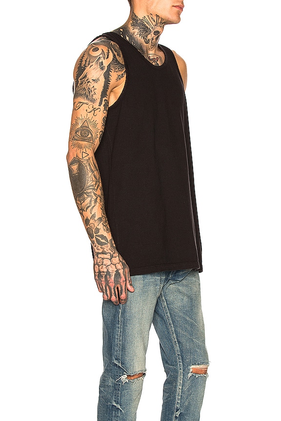 view 2 of 4 CAMISETA DE TIRANTES TIPO RUGBY in Black