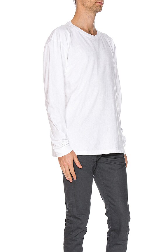 view 2 of 4 Longsleeve Classic Tee in White