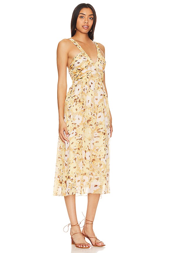 view 2 of 3 VESTIDO MARGOT in Amber Gold Multi