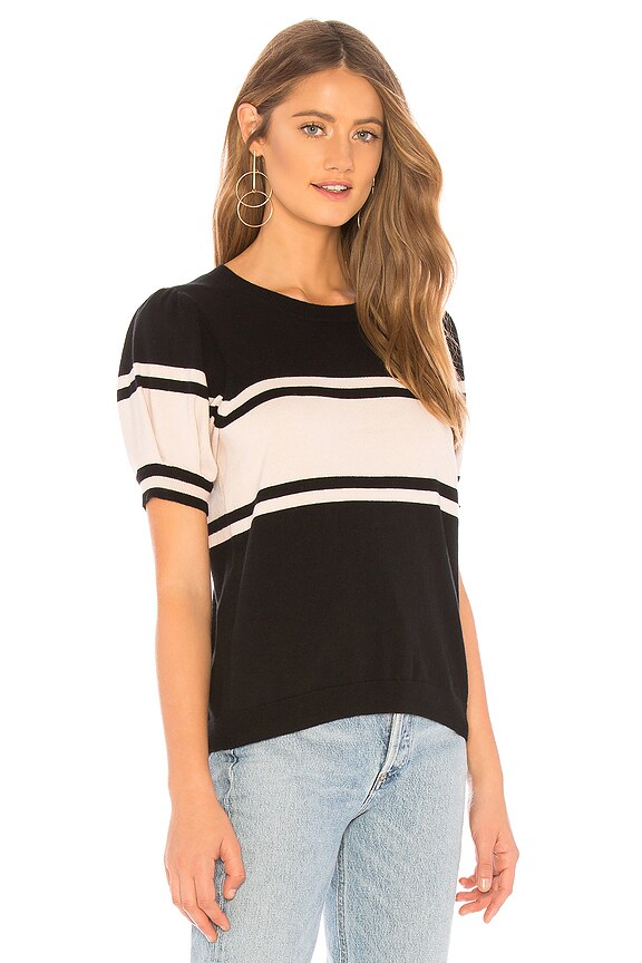 view 2 of 4 Rolana Top in Caviar & Parchment