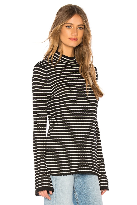 view 2 of 4 Gestina Sweater in Caviar & Porcelain