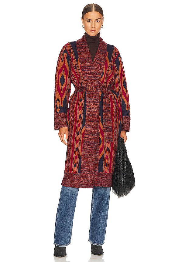 view 2 of 4 ATYA 가디건 in Sun Dried Tomato Multi