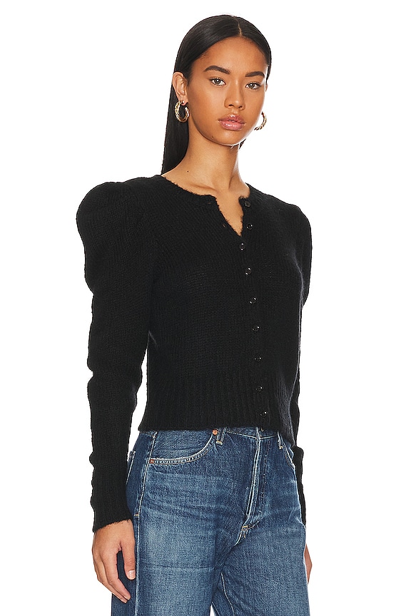 view 2 of 4 Nafie Cardigan in Caviar